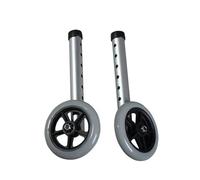 1 paire de roues déambulateur en alliage d'aluminium pliables for plusieurs jours