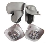 1 paire de roues pivotantes pour bagages, roues pivotantes universelles, roues de remplacement de valise pour bagages, remplacement et réparation de valise(C)