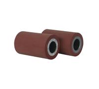 1 paire de rouleaux d'alimentation en caoutchouc rouge 30 x 14 x 50 mm for plaqueuse de chants manuelle (outil for le travail du bois)
