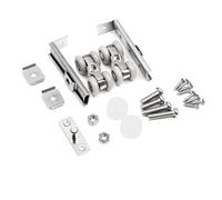 1 paire de roulettes de porte coulissante pour portes coulissantes, poulie de rail de rail, poulie de porte mobile pour penderie