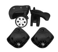 1 paire de roulettes de rechange A79 pour valise, accessoires de réparation pour sac de voyage, Noir