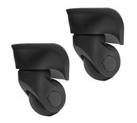 1 paire de roulettes de rechange pour valise à roulettes, boîte à bagages, rotation à 360 degrés, kit de réparation robuste pour roue de bagage, pièce de rechange, un