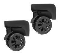 1 paire de roulettes de rechange pour valise à roulettes, boîte à bagages, rotation à 360 degrés, kit de réparation robuste pour roue de bagage, pièce de rechange, un