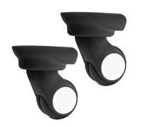 1 paire de roulettes de rechange pour valise à roulettes, boîte à bagages, rotation à 360 degrés, kit de réparation robuste pour roue de bagage, pièce de rechange, un