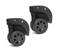 1 paire de roulettes de rechange pour valise à roulettes, boîte à bagages, rotation à 360 degrés, kit de réparation robuste pour roue de bagage, pièce de rechange, un