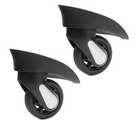 1 paire de roulettes de rechange pour valise à roulettes, boîte à bagages, rotation à 360 degrés, kit de réparation robuste pour roue de bagage, pièce de rechange, un