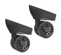 1 paire de roulettes de rechange pour valise à roulettes, boîte à bagages, rotation à 360 degrés, kit de réparation robuste pour roue de bagage, pièce de rechange, un