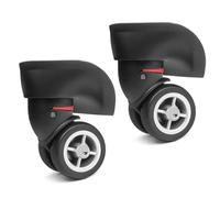 1 paire de roulettes de rechange pour valise à roulettes pivotantes à 360 degrés, un