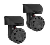 1 paire de roulettes de rechange pour valise, matériel de réparation à 360 degrés, roue robuste, un