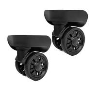 1 paire de roulettes de rechange pour valise, matériel de réparation à 360 degrés, roue robuste, un