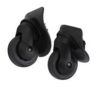 1 Paire de roulettes de Valise, Pièces de Rechange Durables pour Valises en PP Pet Muet, Pièces de Rechange pour Valise Noire A52