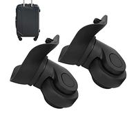1 Paire de roulettes de Valise, roulettes silencieuses à Une rangée, Remplacement pour Chariot à Bagages, Installation Facile