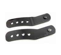 1 paire de sangles de fixation pour snowboard - Longueur : 106 mm - Noir