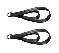 1 paire de sangles pour pilates, équipement de fitness pour entraînement d'équilibre et de musculation, exercices à double boucle, anneaux en D