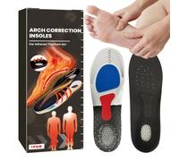 1 paire de semelles antidérapantes confortables tout au long de la journée - Soutien de la voûte plantaire - Pour bottes de travail, baskets, talons hauts, course à pied, marche, équitation, jogging