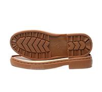 1 paire de semelles complètes en caoutchouc pour bricolage à faire soi-même, semelle extérieure pour chaussures de travail, semelle de rechange pour chaussures de travail (marron, 41)