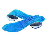 1 paire de semelles intérieures antidérapantes en gel de silicone réutilisables pour homme et femme, Large
