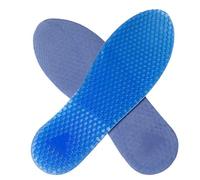 1 paire de semelles intérieures antidérapantes en gel de silicone réutilisables pour homme et femme, Large