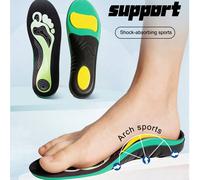 1 paire de semelles intérieures de chaussures de sport unisexes avec soutien complet du pied, respirantes et absorbant l'humidité, équilibrées et anti-torsion, protection des pieds pour l'extérieur, c