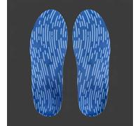 1 paire de semelles intérieures de soutien du milieu du pied profilées absorbant les chocs pour la course à pied, le travail, le sport, la marche - Bleu, L