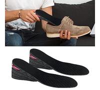 1 paire de semelles intérieures réglables à coussin d'air pour augmenter la hauteur du talon, coussin d'air pour chaussures pour homme et femme, hauteur 3,5 à 7 cm