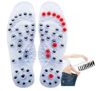 1 Paire De Semelles Magnétiques Originales,pour Perdre Du Poids,semelles D'acupression,Les Semelles Intérieures Orthopédiques Pour Hommes Et Femmes, Santé Soins Du Pie(Size:L(41-45),Color:transparent)