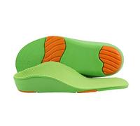 1 Paire de Semelles Orthopédiques Pour Enfants Pour Pieds Plats, Fasciite Plantaire, Orteils et Orthopédiques Soutien de La Voûte Plantaire - Talon Souple - Vert, 33/35 EU