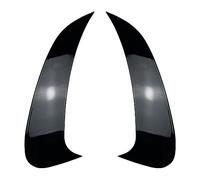 1 Paire De Séparateur Pare-Chocs Arrière Style Voiture Spoiler Canard pour Mercedes pour Benz Classe C W206 Garniture De Couverture De Décoration De Ventilation Arrière Becquets(Noir Brillant)