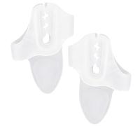 1 paire de séparateurs d'orteils avec 2 boucles pour redresser les orteils - Outil de correction d'oignon pour homme et femme