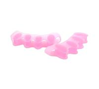 1 paire de séparateurs d'orteils pour hallux valgus correcteur d'oignon en silicone souple pour pédicure, redresseur d'os des pieds, outils de soins des pieds (rose)