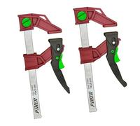 1 paire de serre-joints à levier Piher Light Pal - Force de serrage 120 kg - Portée 8 cm (16 cm)