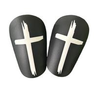 1 Paire de Soccer Miniature Shin Guard Cross Soccer Gardes Shin Absorbant Le Football de Football Protecteur Léger pour Les Enfants et Les Adultes pour Enfants