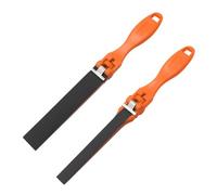 1 paire de supports abrasifs professionnels flexibles pour outils de ponçage sur des surfaces métalliques et bois complexes - 26,7 cm de long - 1 paire de supports de papier abrasif pour modélisme