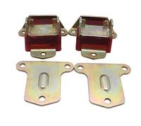 1 paire de supports de moteur SHLPDFM en polyuréthane rouge en acier zingué 3990914 3960768 6258154 compatible avec petit Big Block Chevy SBC BBC 350 454