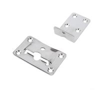 1 paire de supports de table amovibles, 9,94 x 6,9 x 3,0 cm, économie d'espace en acier inoxydable, installation à faire soi-même pour camping-car marin