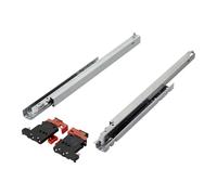 1 paire de tablettes coulissantes Salice SHELF SMOVE longueur 400 mm, charge maximale 30 kg, avec amortissement Soft-Close/réglage 3D, extension totale
