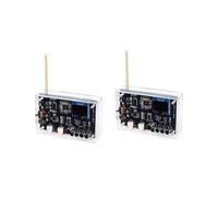 1 Paire de Talkie-Walkie Intelligent et Kit Électronique Radio DIY, Circuit Imprimé de Radio Intercom Sans Fil pour la Pratique de la Soudure