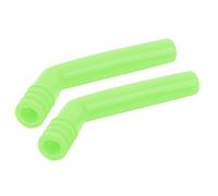1 Paire de Tuyau D'¡§|chappement de Moteur de Voiture RC, Tube D'extension D'¡§|chappement de Moteur de Silicone de Voiture RC pour Accessoire de Voiture HSP 1/8 1/10 RC(Vert)
