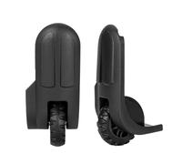 1 paire de valises pivotantes de rechange en PVC pour valise, Noir