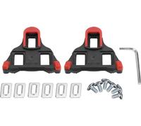 1 paire de vélo système d'auto-verrouillage pédale Stlepe Mountain Road Bike Accessoire (rouge)