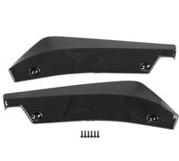 1 paire de voitures universelles modifiées pare-chocs arrière Canard Diffuseur Spoiler Ailerons labiaux en fibre de carbone