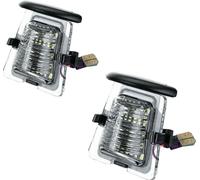 1 Paire d'éclairage de plaque d'immatriculation à Led blanches 18 SMD pour Jeep Wrangler JK Light