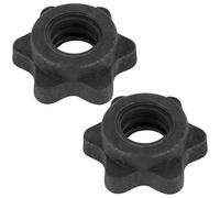 1 paire d'écrous hexagonaux for tige d'haltère, colliers Spinlock for haltères, barres, entraînement et sports