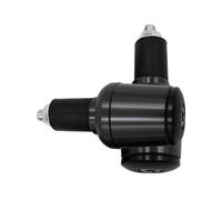 1 Paire D'embouts De Guidon De Vélo Embouts De Barre De Verrouillage Extensibles Pour Embout De Guidon De Moto Pour Guidon De 7/8" 22 Mm d'Extrémité Guidon(Black)