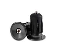 1 paire d'embouts de guidon de vélo, guidon de vélo, embouts de guidon de vélo, embouts de guidon en alliage pour la plupart des vélos, VTT, vélos de route (noir)