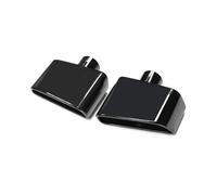 1 Paire D'embouts D'échappement Grande Taille (160 Mm X 210 Mm De Largeur), Silencieux En Acier Inoxydable Tube Carré Buse Pot D'échappement Embout Échappement(Black 210mm)