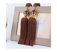 1 paire d'embrasses de rideaux avec pompon, boule cristal, corde, support à franges, boucle, accessoires décoration salle(3)