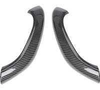 1 Paire d'enjoliveurs de poignée de porte intérieure 51417417513 pour BMW X1 2016-, conduite à gauche (Carbon Fiber Black)