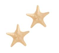 1 paire d'épingles à cheveux contemporaines en forme d'étoile de mer en résine pour filles et femmes - Antidérapantes - En métal - Décoration de cheveux