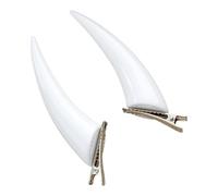 1 paire d'épingles à cheveux délicates faites à la main pour Halloween vintage Barrettes créatives Styles alternatifs Accessoires